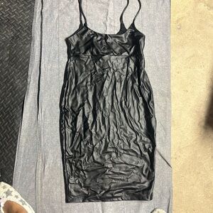 Fashion Nova leather skirt